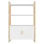 Aparador alto madera contrachapada blanco 80x40x121 cm de vidaXL, Aparadores - Ref: Foro24-345699, Precio: 89,08 €, Descuento: %