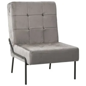 Light gray velvet relaxation chair 65x79x87 cm by vidaXL, Chairs - Ref: Foro24-325770, Price: 95,71 €, Discount: %