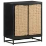 Aparador de madera maciza de mango 60x35x70 cm de vidaXL, Aparadores - Ref: Foro24-323493, Precio: 145,42 €, Descuento: %