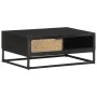 Mesa de centro de madera maciza de mango 90x60x35 cm de vidaXL, Mesas de centro - Ref: Foro24-323497, Precio: 163,86 €, Descu...
