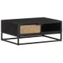 Mesa de centro de madera maciza de mango 90x60x35 cm de vidaXL, Mesas de centro - Ref: Foro24-323497, Precio: 163,86 €, Descu...