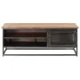 Mesa de centro de madera maciza de acacia gris 90x50x35 cm de vidaXL, Mesas de centro - Ref: Foro24-323500, Precio: 157,69 €,...