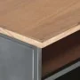 Mesa de centro de madera maciza de acacia gris 90x50x35 cm de vidaXL, Mesas de centro - Ref: Foro24-323500, Precio: 157,69 €,...