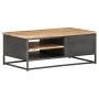 Mesa de centro de madera maciza de acacia 90x50x35 cm de vidaXL, Mesas de centro - Ref: Foro24-323526, Precio: 186,16 €, Desc...