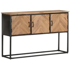 Aparador de madera maciza de acacia 120x30x75 cm de vidaXL, Aparadores - Ref: Foro24-323529, Precio: 182,54 €, Descuento: %