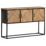 Aparador de madera maciza de acacia 120x30x75 cm de vidaXL, Aparadores - Ref: Foro24-323529, Precio: 182,54 €, Descuento: %