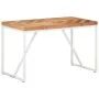 Mesa de comedor madera maciza de acacia y mango 120x60x76 cm de vidaXL, Mesas de cocina y de comedor - Ref: Foro24-323545, Pr...
