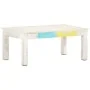 Mesa de centro de madera de mango maciza blanca 110x60x45 cm de vidaXL, Mesas de centro - Ref: Foro24-323555, Precio: 110,74 ...
