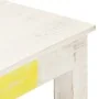 Mesa de centro de madera de mango maciza blanca 110x60x45 cm de vidaXL, Mesas de centro - Ref: Foro24-323555, Precio: 110,74 ...