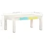 Mesa de centro de madera de mango maciza blanca 110x60x45 cm de vidaXL, Mesas de centro - Ref: Foro24-323555, Precio: 110,74 ...