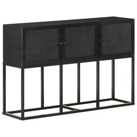 Aparador de madera maciza de mango 115x30x76 cm de vidaXL, Aparadores - Ref: Foro24-323579, Precio: 152,33 €, Descuento: %