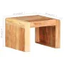 Solid acacia wood side table 43x40x30 cm by vidaXL, Side tables - Ref: Foro24-323588, Price: 79,00 €, Discount: %