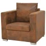 vidaXl Artificial Suede Leather 2-Piece Sofa Set by vidaXL, Sofas - Ref: Foro24-274883, Price: 643,61 €, Discount: %