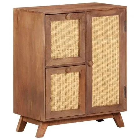 Aparador de madera maciza de mango 60x35x75 cm de vidaXL, Aparadores - Ref: Foro24-323596, Precio: 177,94 €, Descuento: %