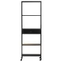 Estantería de madera de mango rugosa y hierro 60x35x180 cm de vidaXL, Librerías y estanterías - Ref: Foro24-323735, Precio: 1...