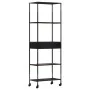 Estantería de madera de mango rugosa y hierro 60x35x180 cm de vidaXL, Librerías y estanterías - Ref: Foro24-323735, Precio: 1...