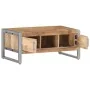 Mesa de centro de madera de mango rugosa 95x50x40 cm de vidaXL, Mesas de centro - Ref: Foro24-323489, Precio: 210,71 €, Descu...