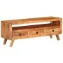 Mueble de TV de madera maciza de acacia 110x30x40 cm de vidaXL, Muebles TV - Ref: Foro24-337065, Precio: 177,35 €, Descuento: %