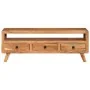Mueble de TV de madera maciza de acacia 110x30x40 cm de vidaXL, Muebles TV - Ref: Foro24-337065, Precio: 177,35 €, Descuento: %
