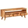 Mueble de TV de madera maciza de acacia 110x30x40 cm de vidaXL, Muebles TV - Ref: Foro24-337065, Precio: 177,35 €, Descuento: %