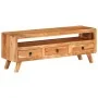 Mueble de TV de madera maciza de acacia 110x30x40 cm de vidaXL, Muebles TV - Ref: Foro24-337065, Precio: 177,35 €, Descuento: %