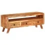 Mueble de TV de madera maciza de acacia 110x30x40 cm de vidaXL, Muebles TV - Ref: Foro24-337065, Precio: 177,35 €, Descuento: %