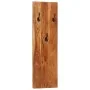 Percheros de pared 2 uds madera maciza de acacia 36x3x110 cm de vidaXL, Percheros para sombreros y abrigos - Ref: Foro24-3370...
