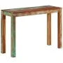 Mesa consola de madera maciza reciclada 110x35x76 cm de vidaXL, Mesas auxiliares - Ref: Foro24-337271, Precio: 116,21 €, Desc...