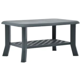 Mesa de centro de plástico verde 90x60x46 cm de vidaXL, Mesas de centro - Ref: Foro24-48794, Precio: 58,66 €, Descuento: %