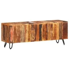 Mueble de TV madera maciza reciclada 110x30x40 cm de vidaXL, Muebles TV - Ref: Foro24-337842, Precio: 132,42 €, Descuento: %