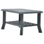 Mesa de centro de plástico verde 90x60x46 cm de vidaXL, Mesas de centro - Ref: Foro24-48794, Precio: 58,66 €, Descuento: %