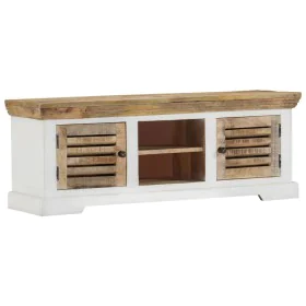 Mueble de TV madera maciza de mango 110x30x40 cm de vidaXL, Muebles TV - Ref: Foro24-337848, Precio: 239,69 €, Descuento: %