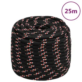Cuerda de barco polipropileno negra 16 mm 25 m de vidaXL, Sogas y cuerdas metálicas - Ref: Foro24-152360, Precio: 33,89 €, De...