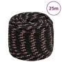 Cuerda de barco polipropileno negra 16 mm 25 m de vidaXL, Sogas y cuerdas metálicas - Ref: Foro24-152360, Precio: 33,89 €, De...