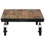 Mesa de centro con ruedas madera maciza reciclada 100x60x26 cm de vidaXL, Mesas de centro - Ref: Foro24-338016, Precio: 112,1...