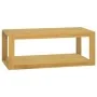 Armario de baño de pared madera maciza de teca 90x45x35 cm de vidaXL, Taquillas y armarios de almacenamiento - Ref: Foro24-33...
