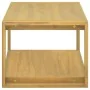 Armario de baño de pared madera maciza de teca 90x45x35 cm de vidaXL, Taquillas y armarios de almacenamiento - Ref: Foro24-33...