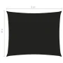 Toldo de vela rectangular tela Oxford negro 4x5 m de vidaXL, Sombrillas - Ref: Foro24-135766, Precio: 64,92 €, Descuento: %