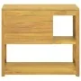 Armario de baño madera maciza de teca 85x40x75 cm de vidaXL, Taquillas y armarios de almacenamiento - Ref: Foro24-338238, Pre...