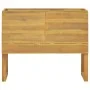 Armario de baño madera maciza de teca 90x45x75 cm de vidaXL, Taquillas y armarios de almacenamiento - Ref: Foro24-338248, Pre...