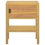 Armario de baño madera maciza de teca 60x40x75 cm de vidaXL, Taquillas y armarios de almacenamiento - Ref: Foro24-338249, Pre...