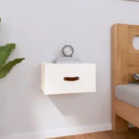 Mesita de noche de pared blanco 40x29,5x22 cm de vidaXL, Taquillas y armarios de almacenamiento - Ref: Foro24-820988, Precio:...