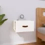 Mesita de noche de pared blanco 40x29,5x22 cm de vidaXL, Taquillas y armarios de almacenamiento - Ref: Foro24-820988, Precio:...