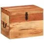 Caja de almacenaje madera maciza de acacia 39x28x31 cm de vidaXL, Baúles de almacenamiento - Ref: Foro24-338482, Precio: 69,8...