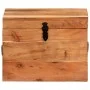 Caja de almacenaje madera maciza de acacia 39x28x31 cm de vidaXL, Baúles de almacenamiento - Ref: Foro24-338482, Precio: 69,8...
