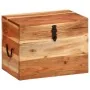 Caja de almacenaje madera maciza de acacia 39x28x31 cm de vidaXL, Baúles de almacenamiento - Ref: Foro24-338482, Precio: 69,8...