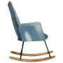 Mecedora de lona patchwork azul vaquero de vidaXL, Mecedoras - Ref: Foro24-339688, Precio: 108,36 €, Descuento: %