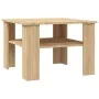 Mesa de centro madera contrachapada roble Sonoma 60x60x42 cm de vidaXL, Mesas de centro - Ref: Foro24-800210, Precio: 46,15 €...