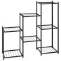 Soporte para flores de hierro negro 83x25x80 cm de vidaXL, Soportes para macetas - Ref: Foro24-343129, Precio: 53,82 €, Descu...