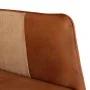 Schaukelstuhl mit Hocker aus echtem Leder und braunem Canvas von vidaXL, Schaukelstühle - Ref: Foro24-339707, Preis: 123,93 €...